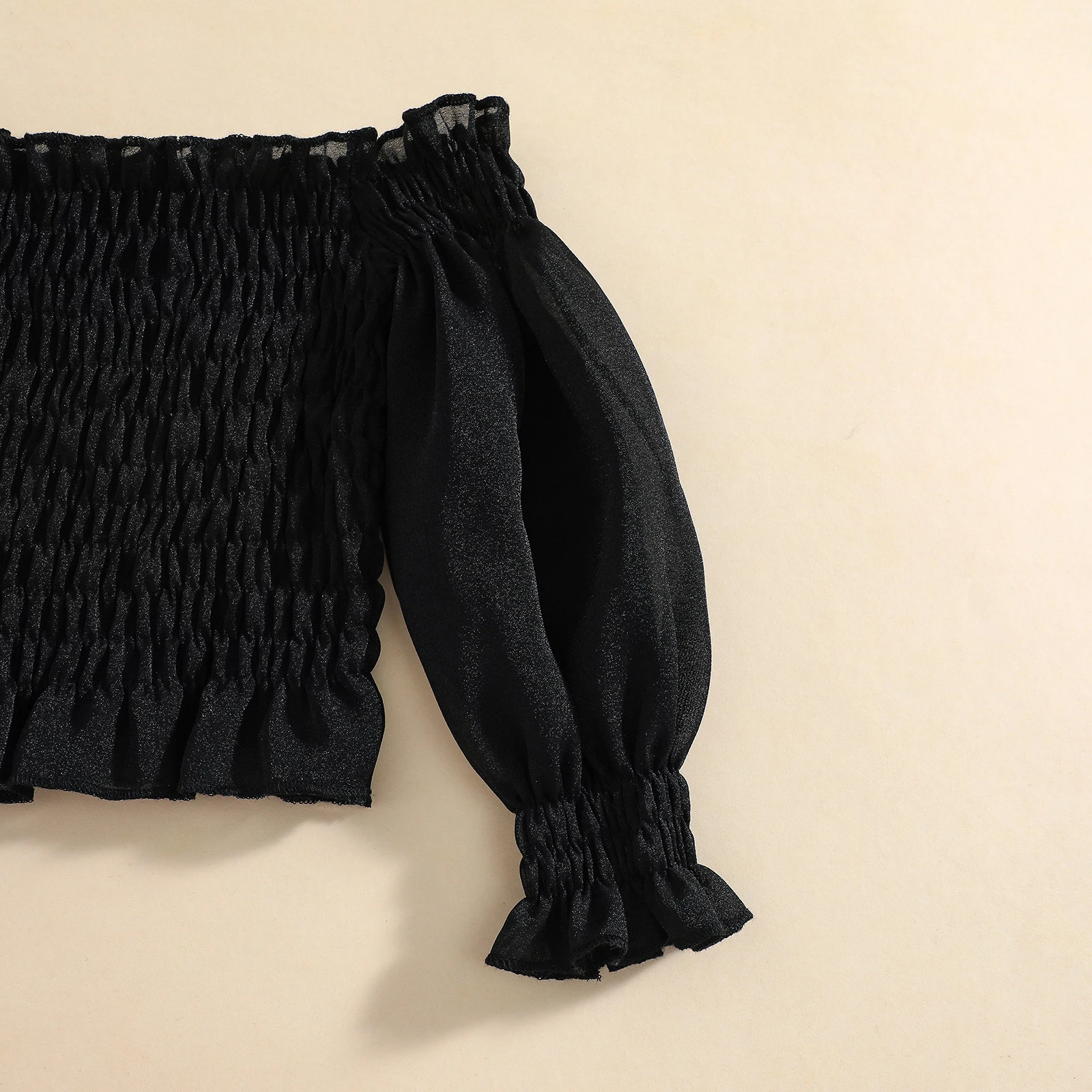 Комплект летней детской одежды для девочек Citgeett укороченный топ с длинными