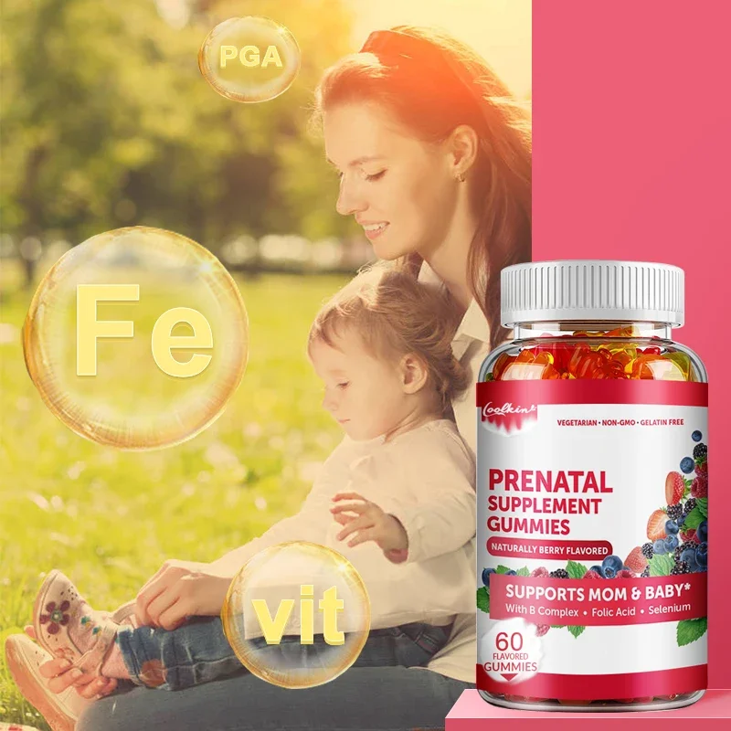 

Пренатальные витамины для женщин-с железом и фолиевой кислотой, без ГМО, пренатальные витамины для женщин