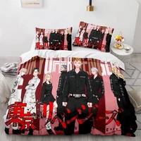 2021 new tokyo avenger bedding set twin full queen size tokyo avenger set children kid bedroom duvet cover sets 08