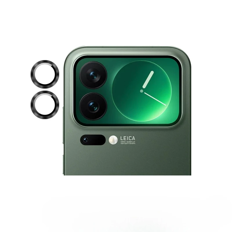 Фото Защитные стеклянные кольца для камеры из металла для Xiaomi 17 Pro Max, алюминиевый сплав, закаленное стекло, позиционирующая пленка для объектива для Xiaomi 17/17 Pro №3