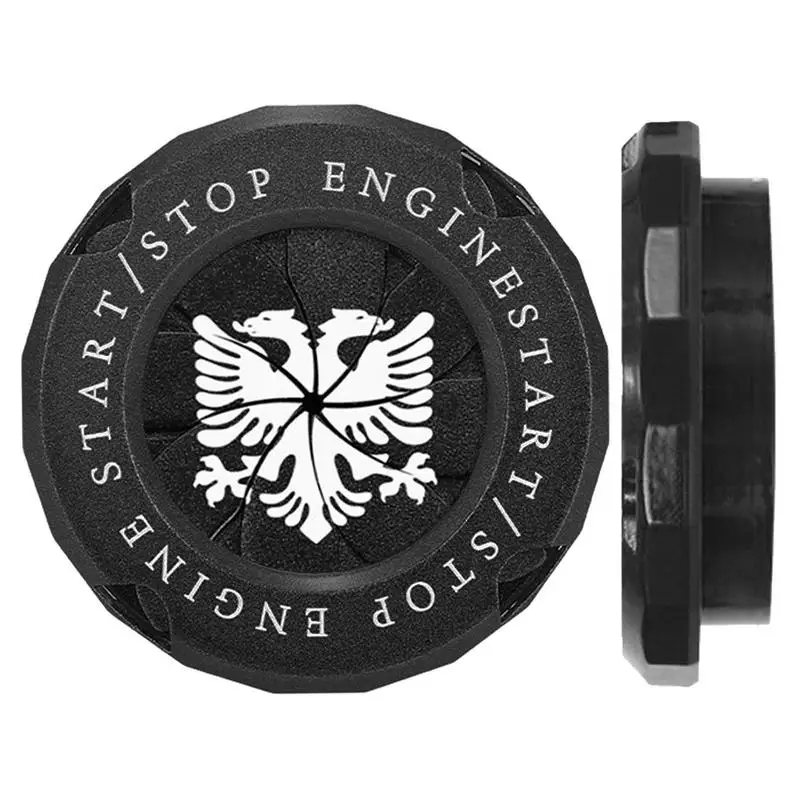 

Engine Start Stop Button Cover Rotary Key Ignition Cover Ignition Protective Key Start Button Cover Anti-Scratch Universal