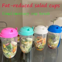 fresh salad container serving cup shaker with dressing container fork food storage bonus recipes use this bowl for picnic