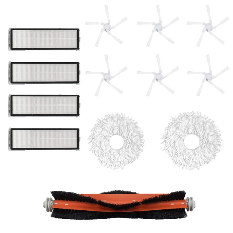 

Сменные боковые и основные щетки, фильтры НЕРА, совместимые с пылесосом Dreame W10 W10pro, аксессуары