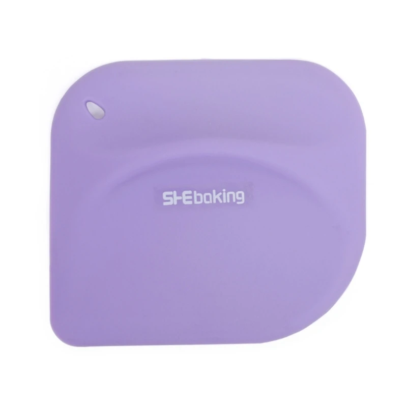 

Dough Scraper Nonslip for BENCH Cutter Silicone Pastry Chopper Easy to Clean