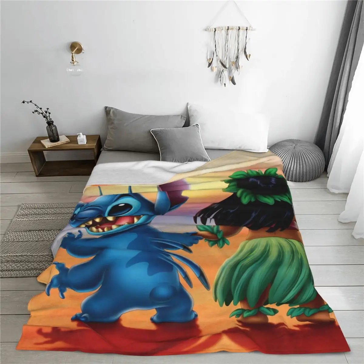 Теплое мягкое одеяло декоративное постельное белье для танцев лило фланелевое