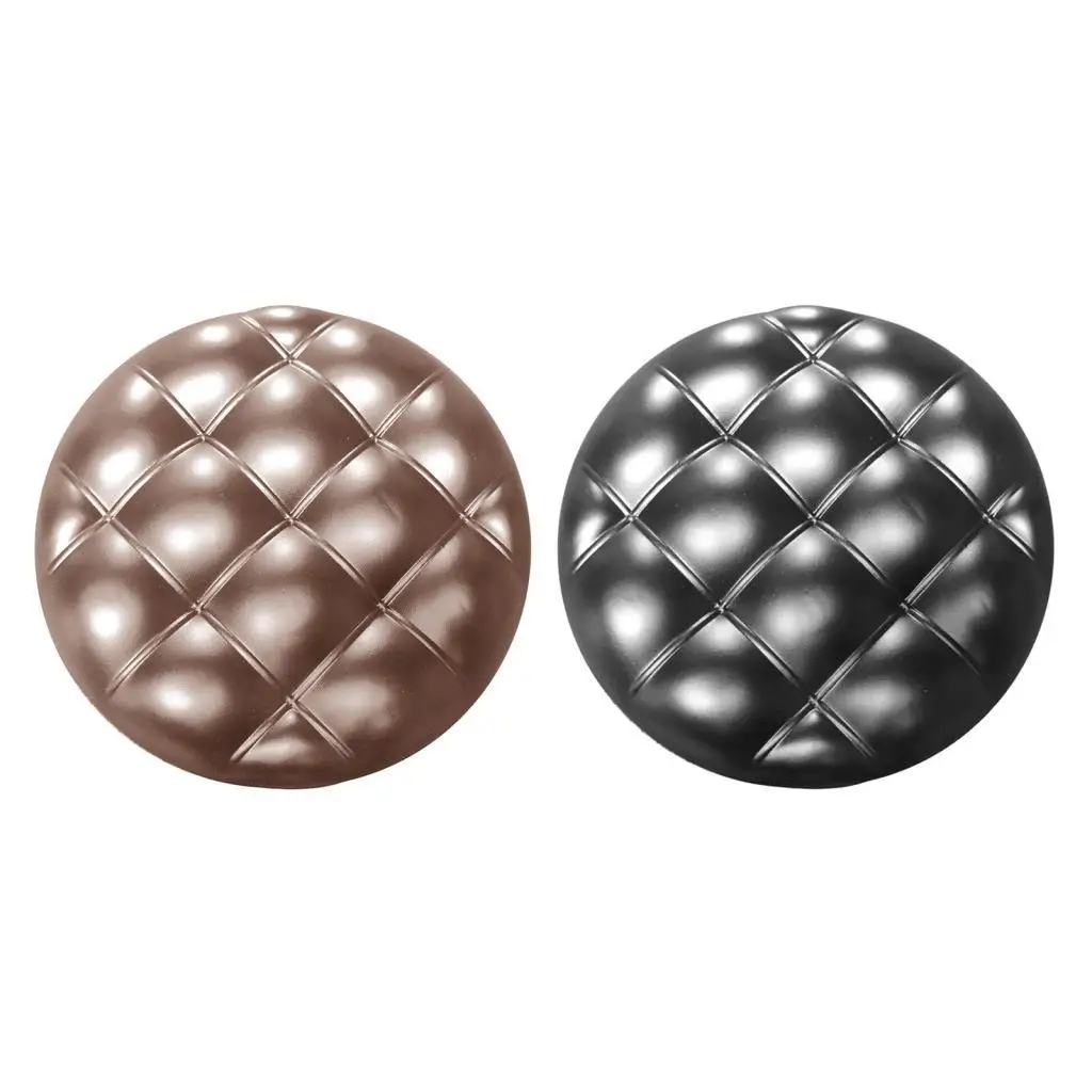 

Waterproof Round Cover Protective Dinning Slipcover Black Stool Cover Cloth for home and bar (Diameter 33cm)