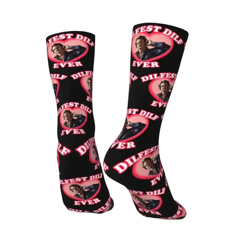 Милые крутые носки с принтом Педро Паскаля дильфа для женщин и мужчин эластичные