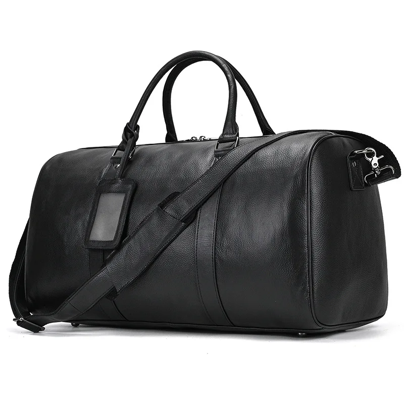 Luxury Genuine Leather Bag For Men Travel Bag Handbag High Capacity Luggage Bags For Women Gym Sports Bga 2022 Men Weekend Bag