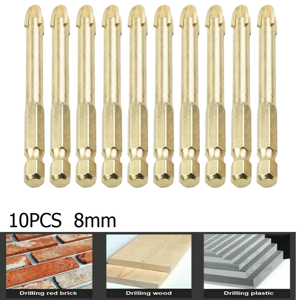 

Glass Drill Hex Shank Titanium Carbide Glass Drill Ceramics Granite Tiles Electric Drill Tile & Glass Drill Bit