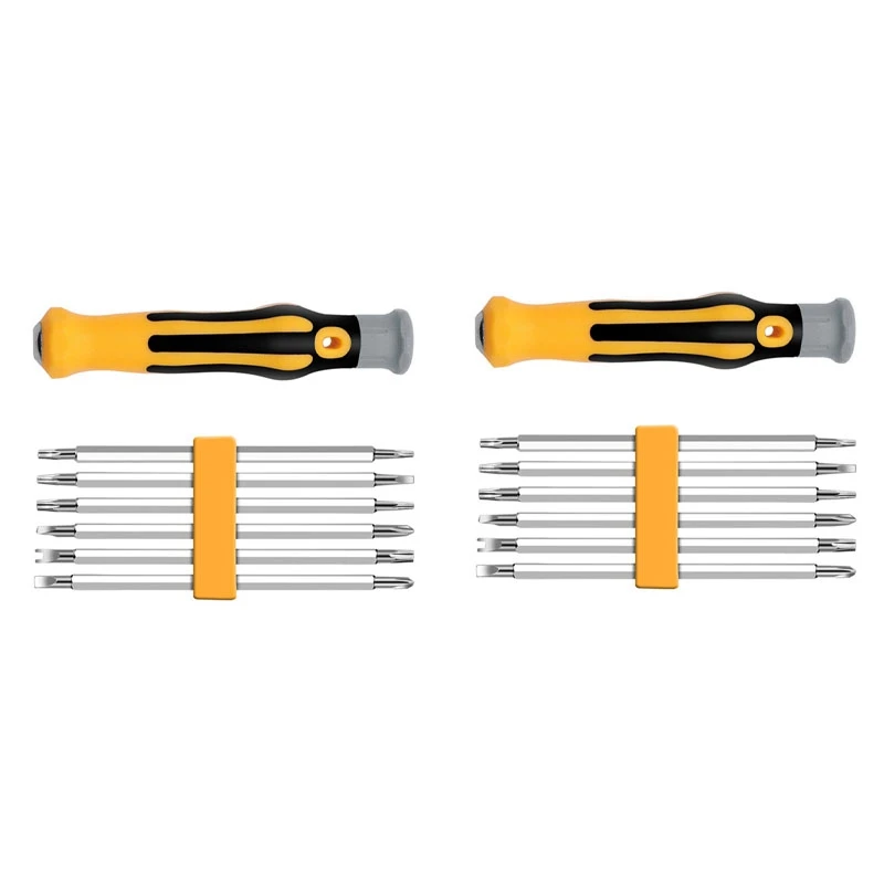 

2X 12 In 1 Multi-Function Household Screwdriver Set Screwdriver Special-Shaped Phillips Double Head Torx Screwdriver