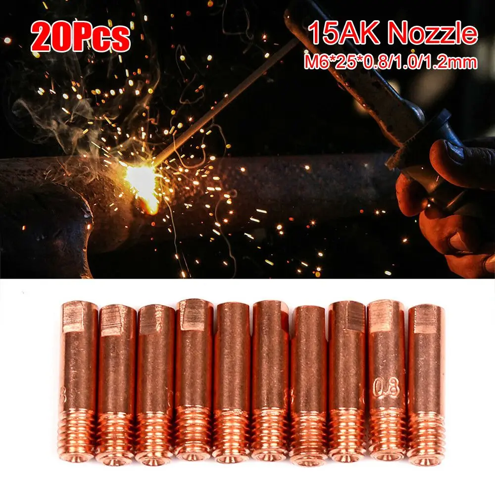 

Welder Accessory for MB15 15AK Holder Kit MIG Welding Nozzle Conductive Contact Tips Torch Consumables Soldering Tool