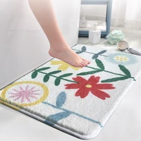 cartoon bath mat pet dog welcome entrance doormats carpet non slip toilet rug protective floor mat