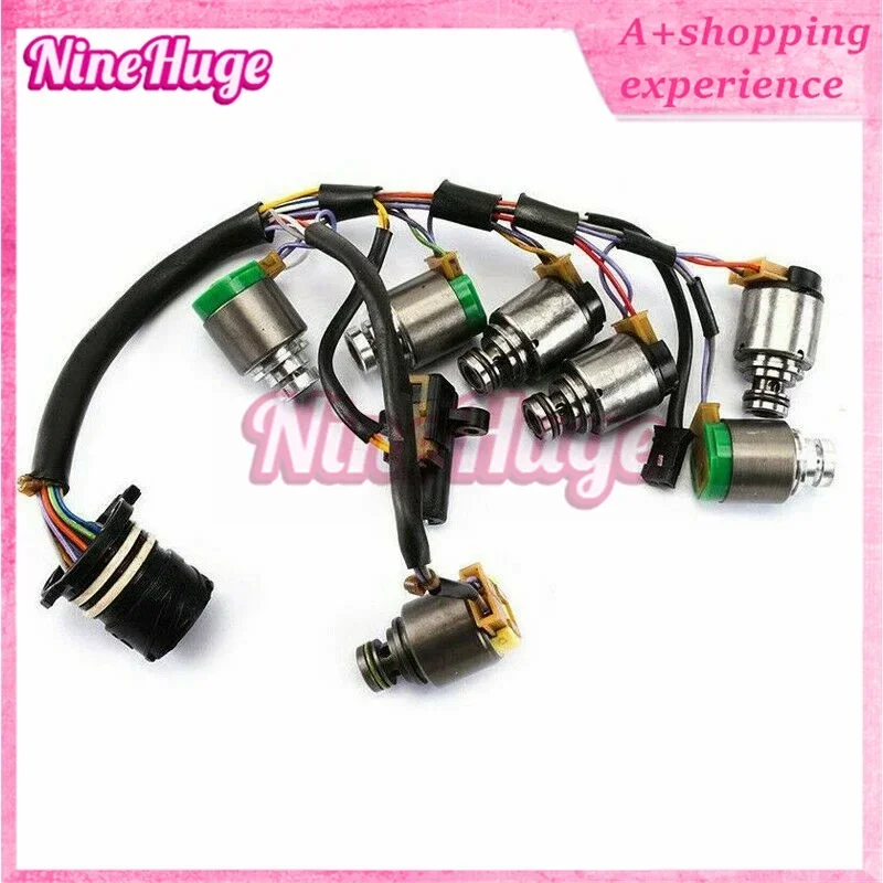 Комплект соленоидов передачи 5HP19 с жгутом 0501314432 0501316463 0501210019 для BMW Audi A6 A8 S4 RS6 Prosche