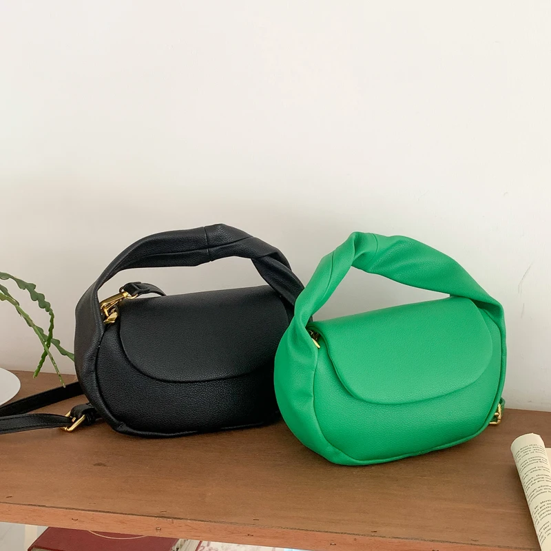 

Новинка 2022, маленькие сумки через плечо из мягкой искусственной кожи, корейские женские сумочки, чехол на молнии, женская сумка, оптовая про...