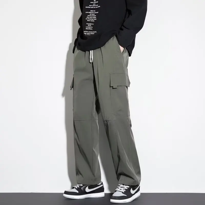 Winter plush thick assault pants for men windproof and waterproof paratrooper work plus fat size Northeast warm
