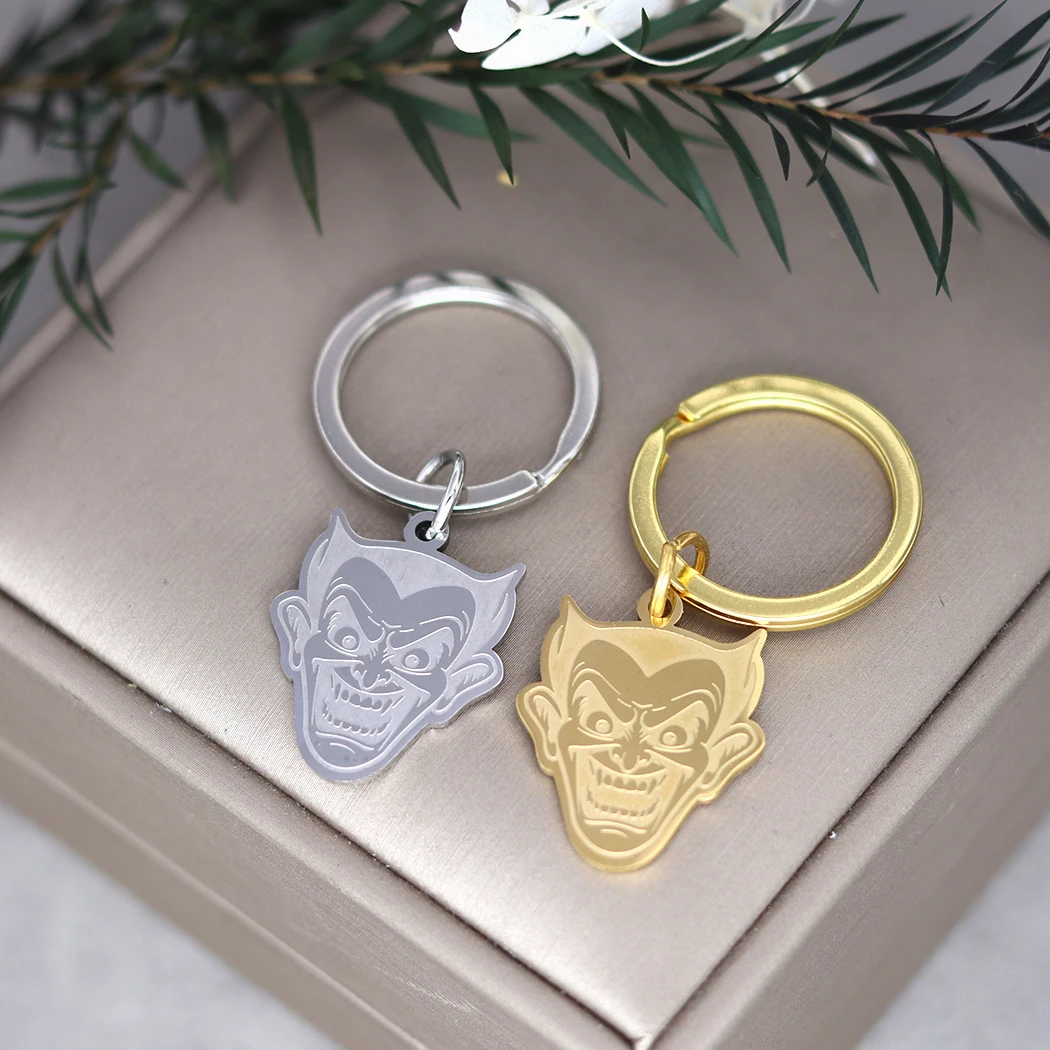 Цепочка для ключей с подвеской в виде сердца из нержавеющей стали