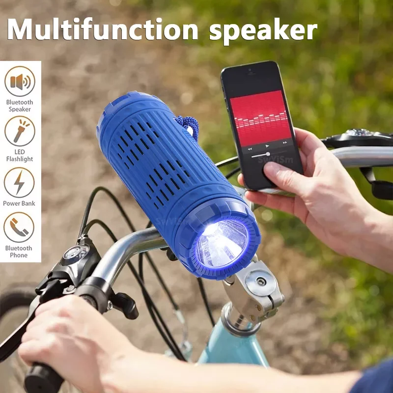 

Новый портативный многофункциональный беспроводной Bluetooth динамик TG312 для езды на велосипеде сабвуфер IPX7 водонепроницаемый Встроенный микр...