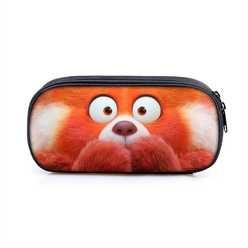 

Disney Turning Red Pencil Case Red Panda Girl Pencilcase Kid Stationery Supplies Cartoon Pencil Bag Box Storage Pouch