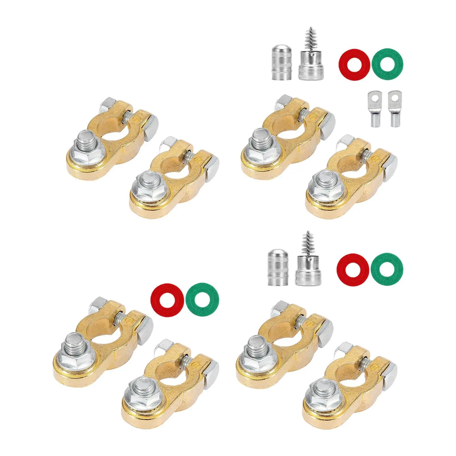 

2Pcs Heavy Duty Quick Release Battery Terminals Clamps for Marine RV