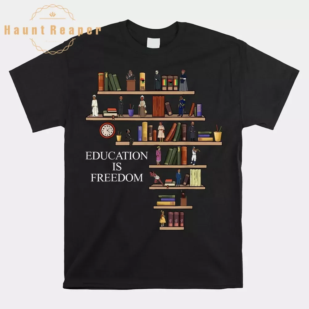 Мужская футболка Haunt Reaper черные лидеры африканская Американская гордость