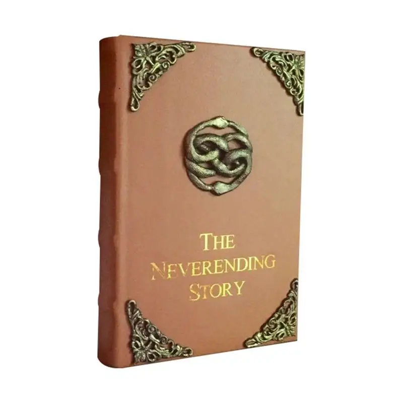 

New The Neverending Story Book Notebook Old-fashioned Effect Pages Movie Adaptation Book Halloween Christmas Gift For Movie Fans