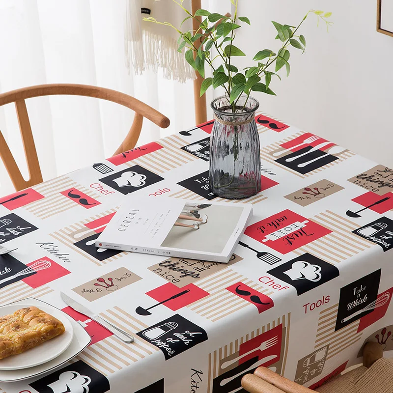 

Простые и свежие скатерти, это свежие свадебные украшения, скатерть, скатерть для стола, водонепроницаемая столовая скатерть