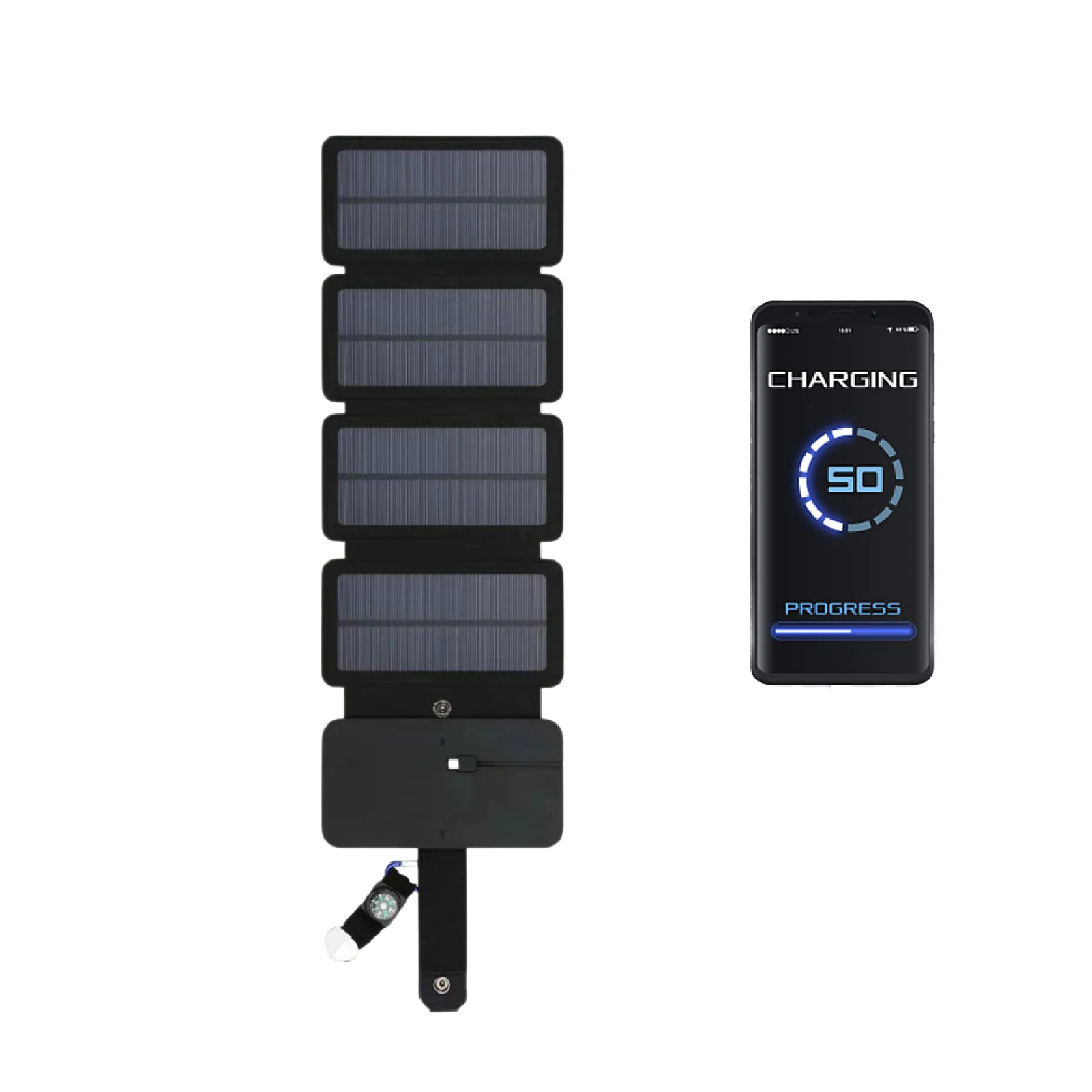 

10W Solar Charger 5V 2.1A USB Output Devices SunPower Solar Panel For Smartphones High-efficiency Charging Perfect For Outdoor