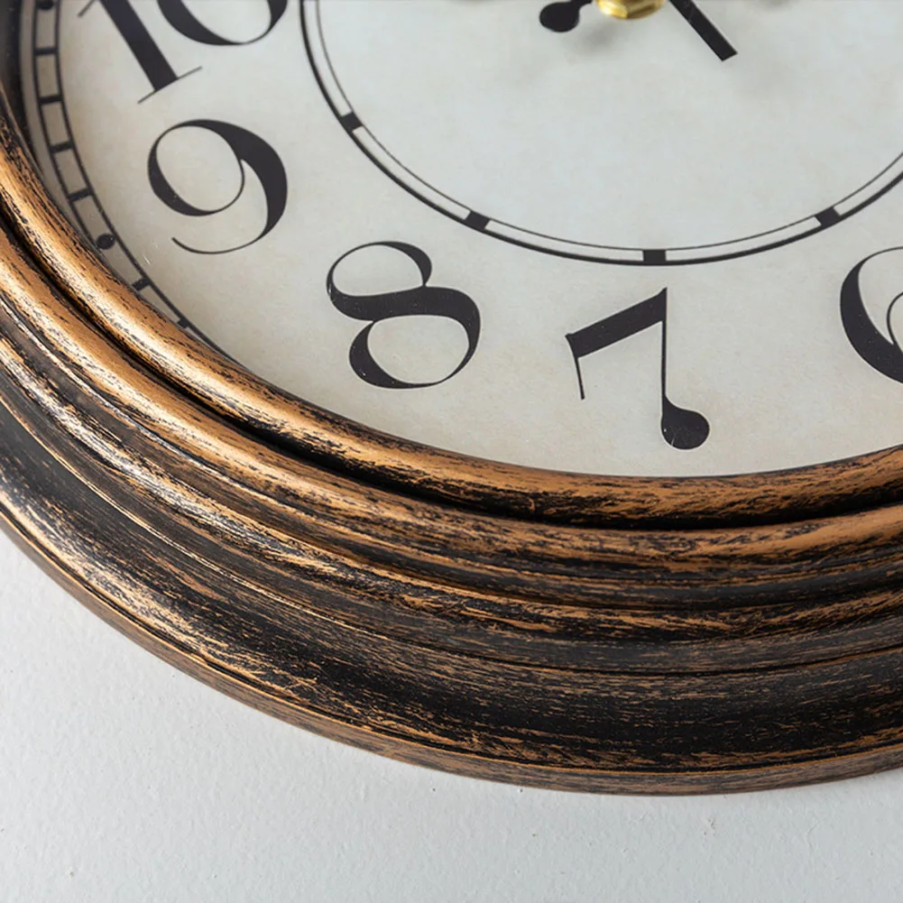 12-дюймовые винтажные настенные часы в европейском стиле круглые бесшумные