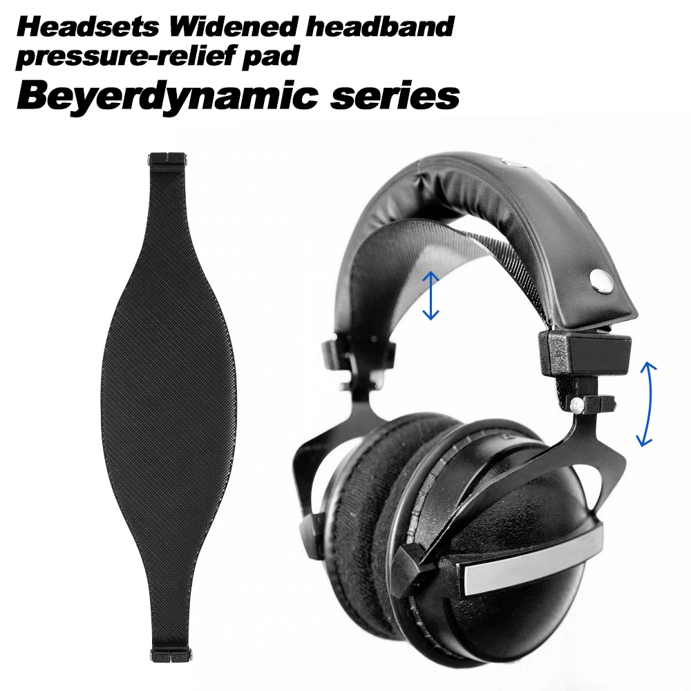 Фото Накладка на оголовье для наушников Beyerdynamic DT770 DT880 PRO DT990 PRO DT1770 DT1990 DT1990, расширенная накладка на оголовье для снижения давления, амбушюры. №1