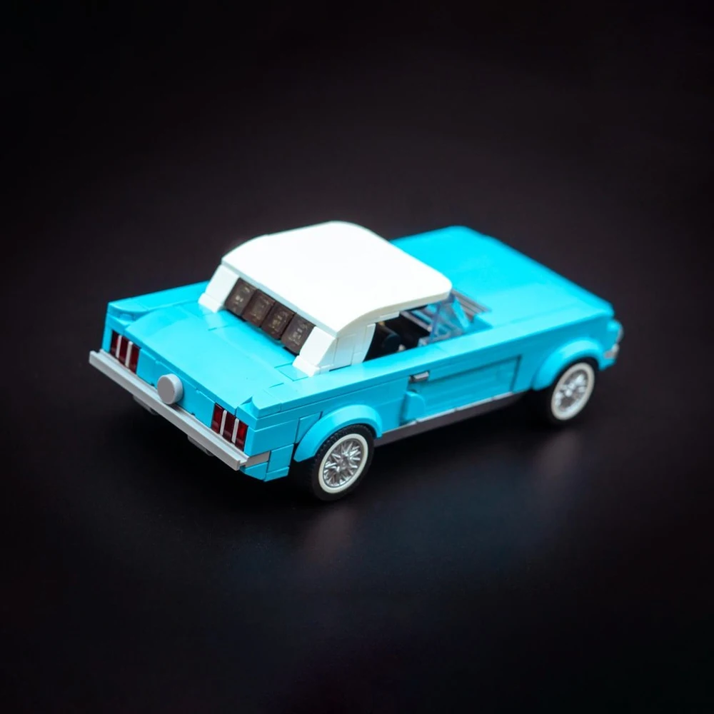 Фото Новая модель MOC Speed ​ ​ Конструктор «Классический спортивный автомобиль 1965 года»: Модульная сборная модель гоночного автомобиля, развивающая игрушка для мальчиков, подарочный набор №5