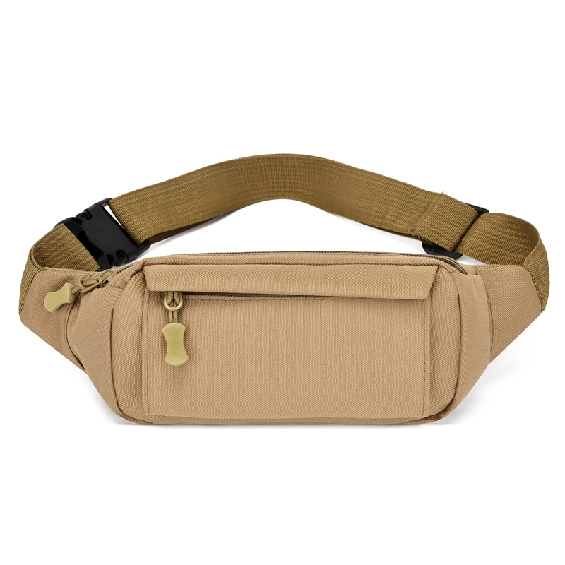 Cell Phone Fanny Pack Men Workplace Waterproof Thickened Wear-resistant Outdoor Cashier Wallet Oxford Cloth Belt Bag