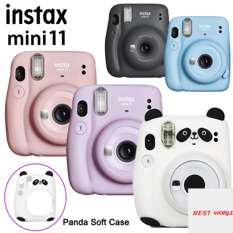 

New Style Fujifilm Instax Mini 11 Instant Camera Blush Pink / Sky Blue / Charcoal Gray / Ice White / Lilac Purple 5 Colors