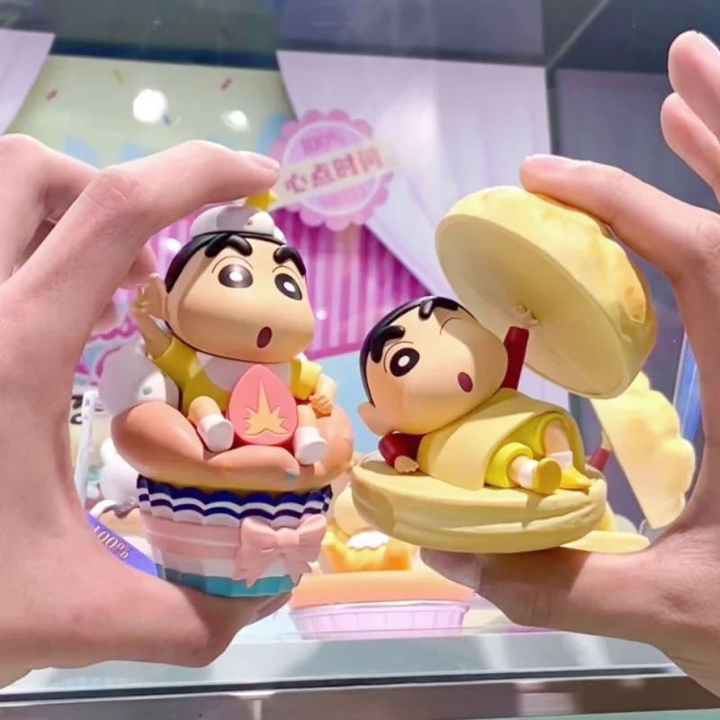 

Crayon Shin Chan Anime Figure Blind Box Dessert Time Series Anime Figures Model Collection Decoration Toy For Children Gift