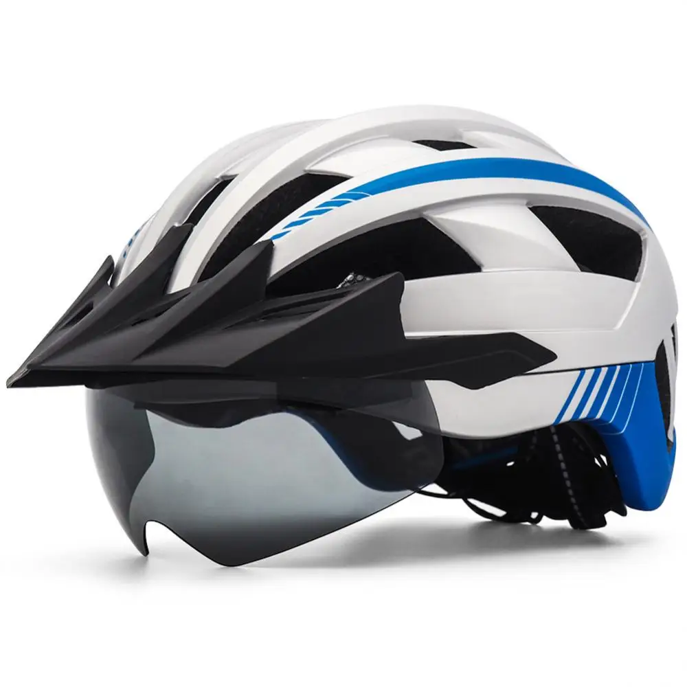

Горный велосипедный шлем для мужчин и женщин, дышащие шлемы, Женский солнцезащитный козырек, очки, шлем для дорожного горного велосипеда