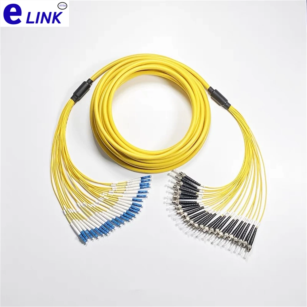 оптоволоконный патчкорд 24 ядра LC-LC 150-300 м одномодовый 200 250 в комплекте перемычка SC