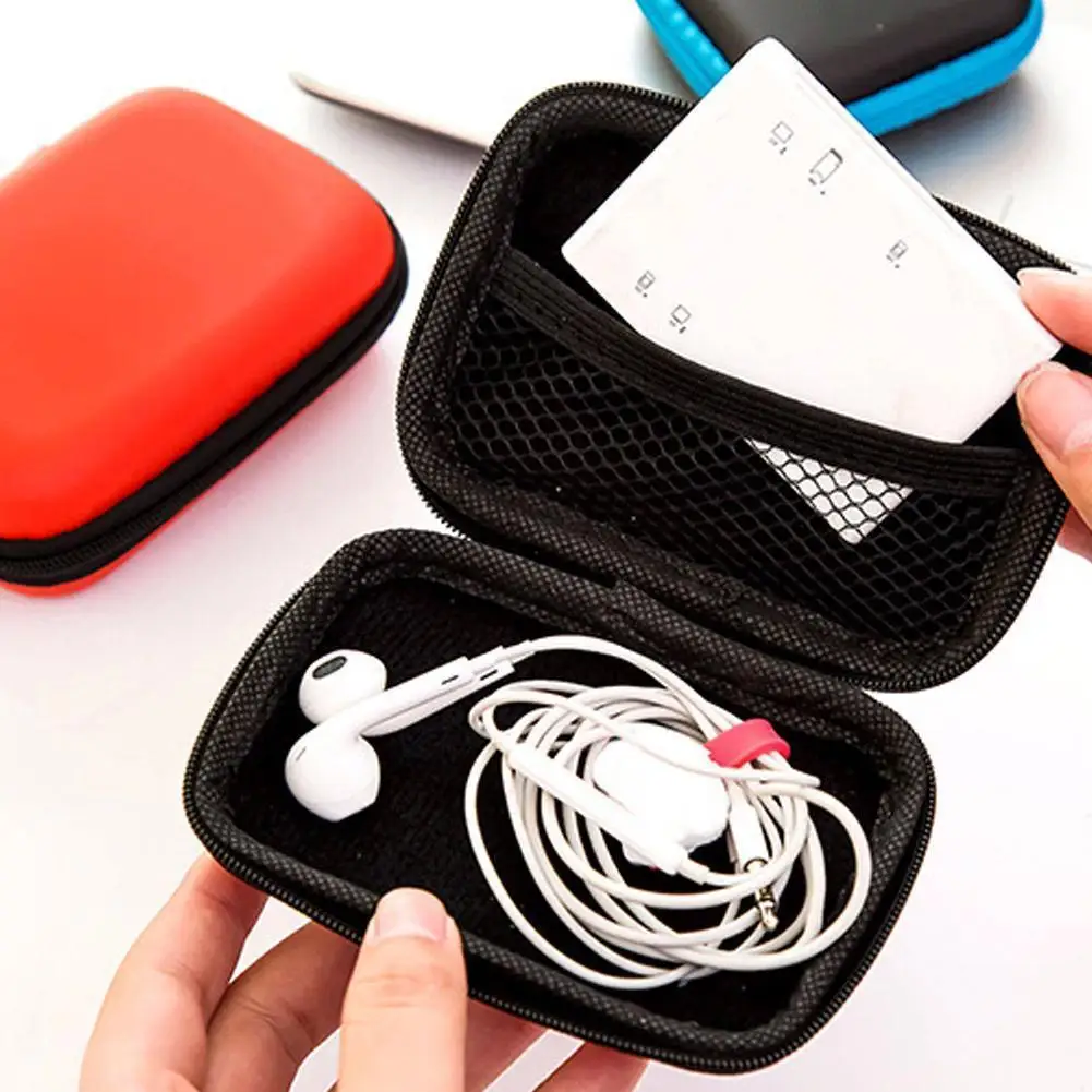 

Сумка для хранения гарнитуры 1098 кабель для передачи данных для мобильного телефона Charger Fingertip Gyro Package Portable гарнитура Eva Bag