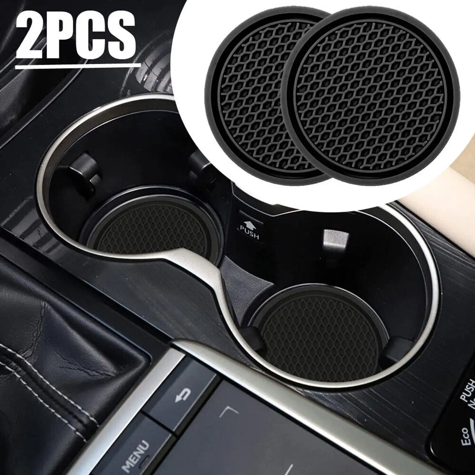 

Car Accessories Creative Water Cup Mat Car Interior Anti-skid Pad Lovely Car Decoration Accessories Drink Bracket