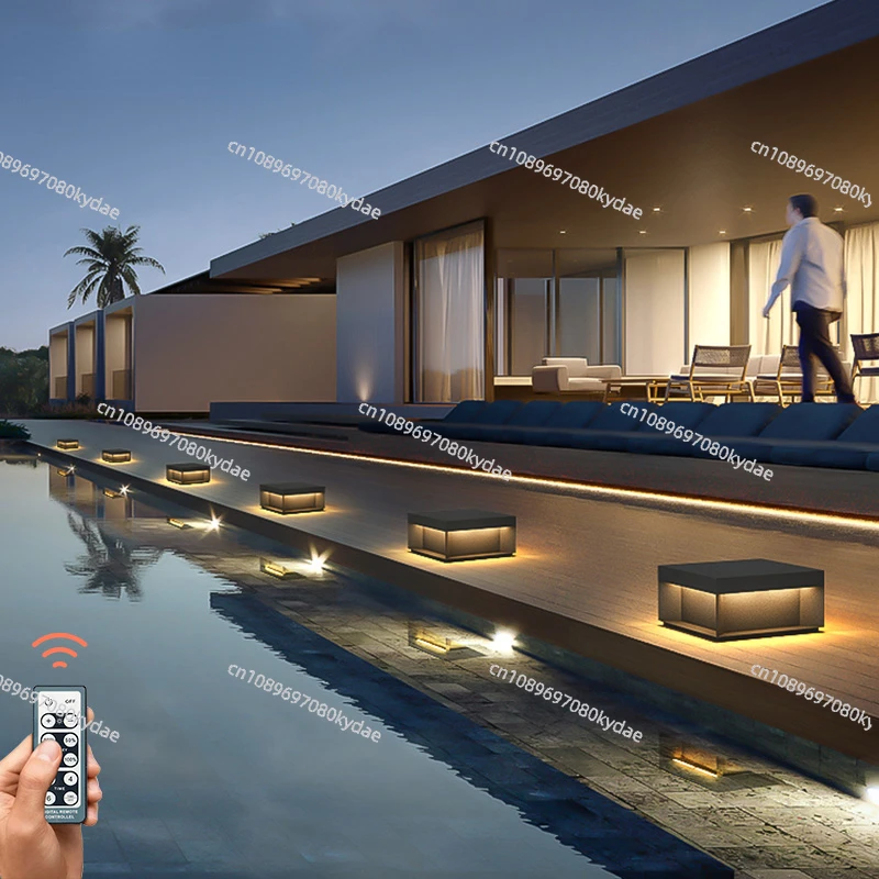 VZVI солнечный светодиодный светильник уличный садовый колонна головной забор