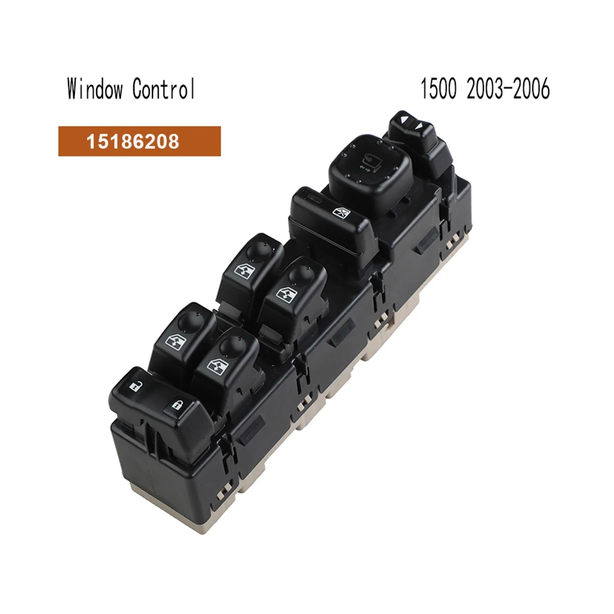 Электрический переключатель стеклоподъемника управления окном для 1500 2003-2006 15186208
