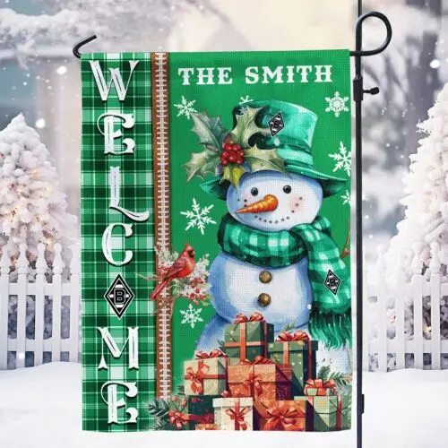 Персонализированные рождественские садовые флаги Team Borussia Mönchengladbach подарки для
