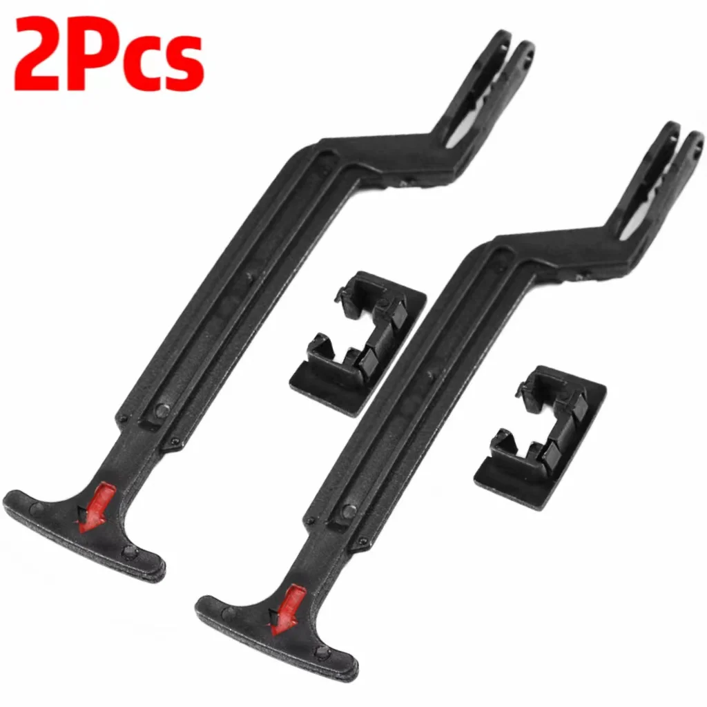 

2pcs Black Bonnet Hood Release Rod Lock Latch Handle 3B0823593 For VW Passat B5 B5.5 1998 1999 2000 2001 2002 2003 2004