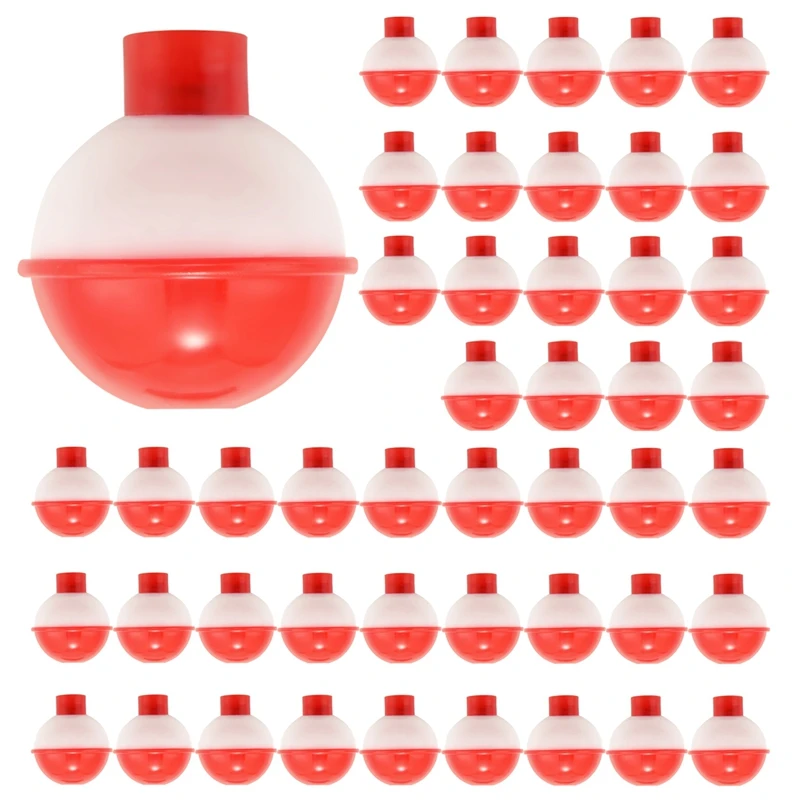 

50 шт. 1 дюйм. Поплавки для рыбалки поплавки круглые поплавки для рыбалки снасти Аксессуары