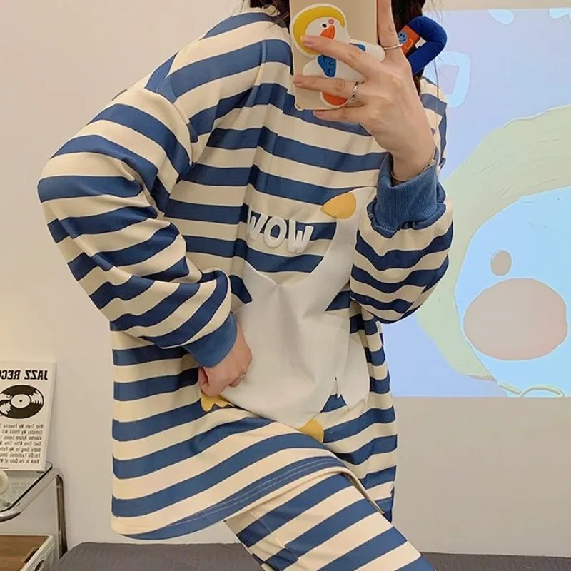 Новейшая одежда для сна в стиле оверсайз свободная Повседневная Ночная рубашка с