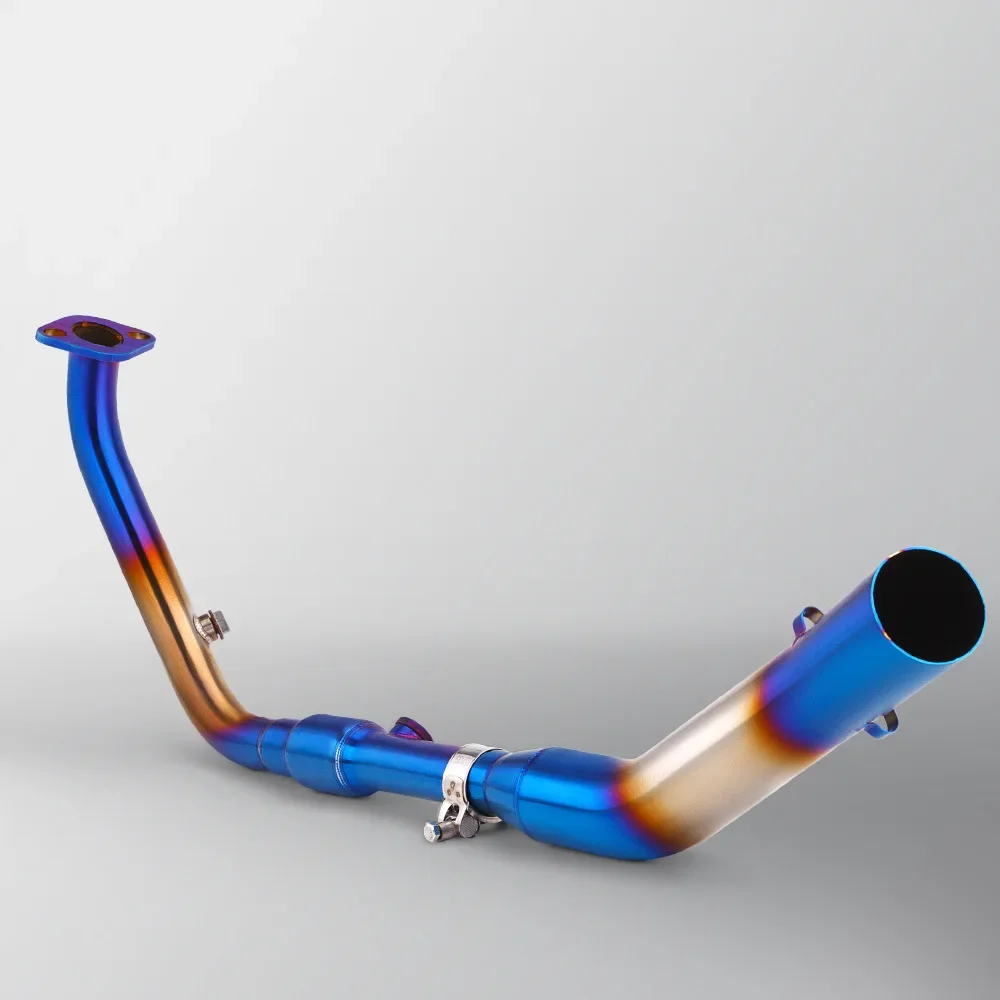 Модификация мотоцикла выхлопная труба из нержавеющей стали для Mt15/r15 4 в двойной