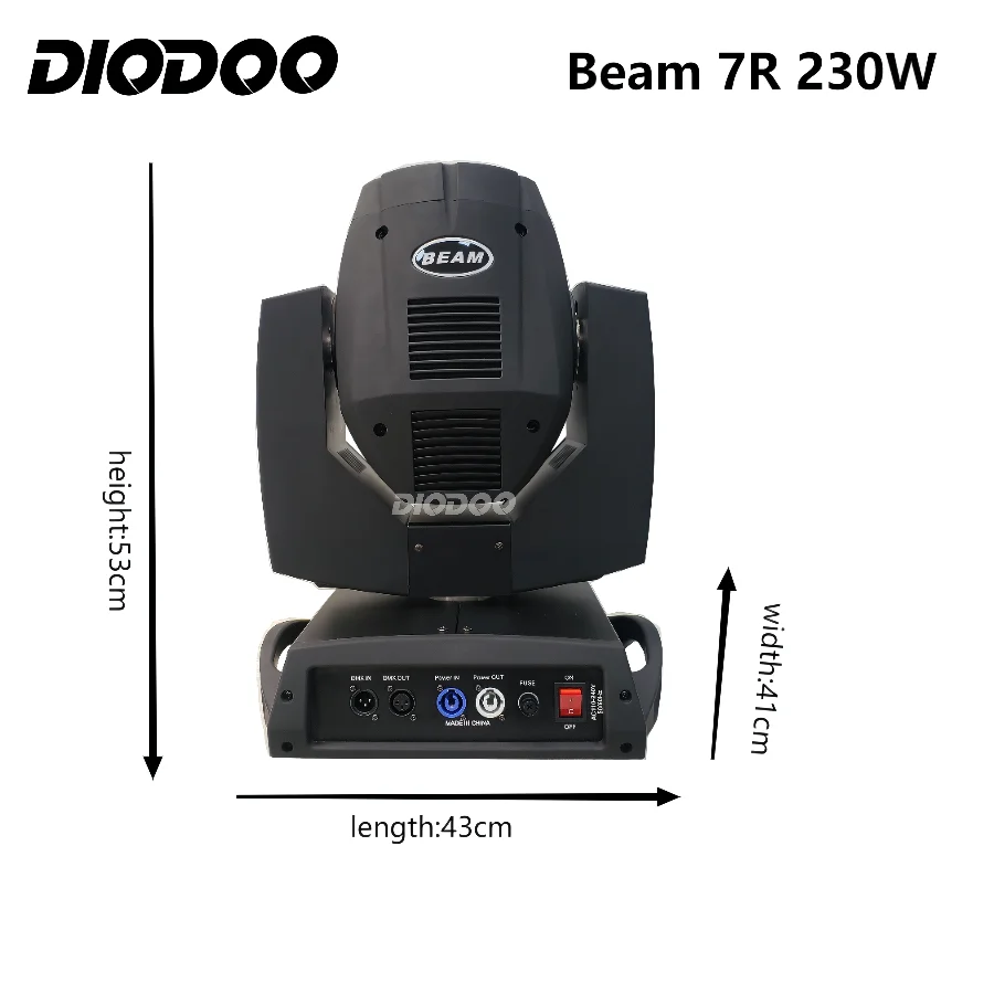 Светодиодный светильник 7R 230 Вт с чехлом для клавиатуры движущийся головной