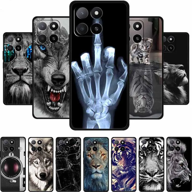 Фото Чехол для Honor X8b HonorX8b X 8 b Coque Противоударный черный силиконовый мягкий чехол для телефона Honor X6b Play 9A X5b Plus №1