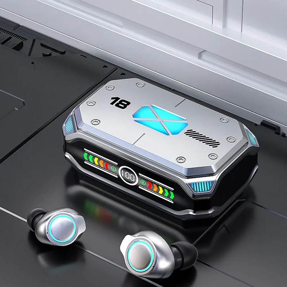 

Беспроводные наушники M43 TWS, Bluetooth совместимые с 5,3, бинауральная игровая гарнитура с сенсорным управлением, наушники-вкладыши с шумоподавле...