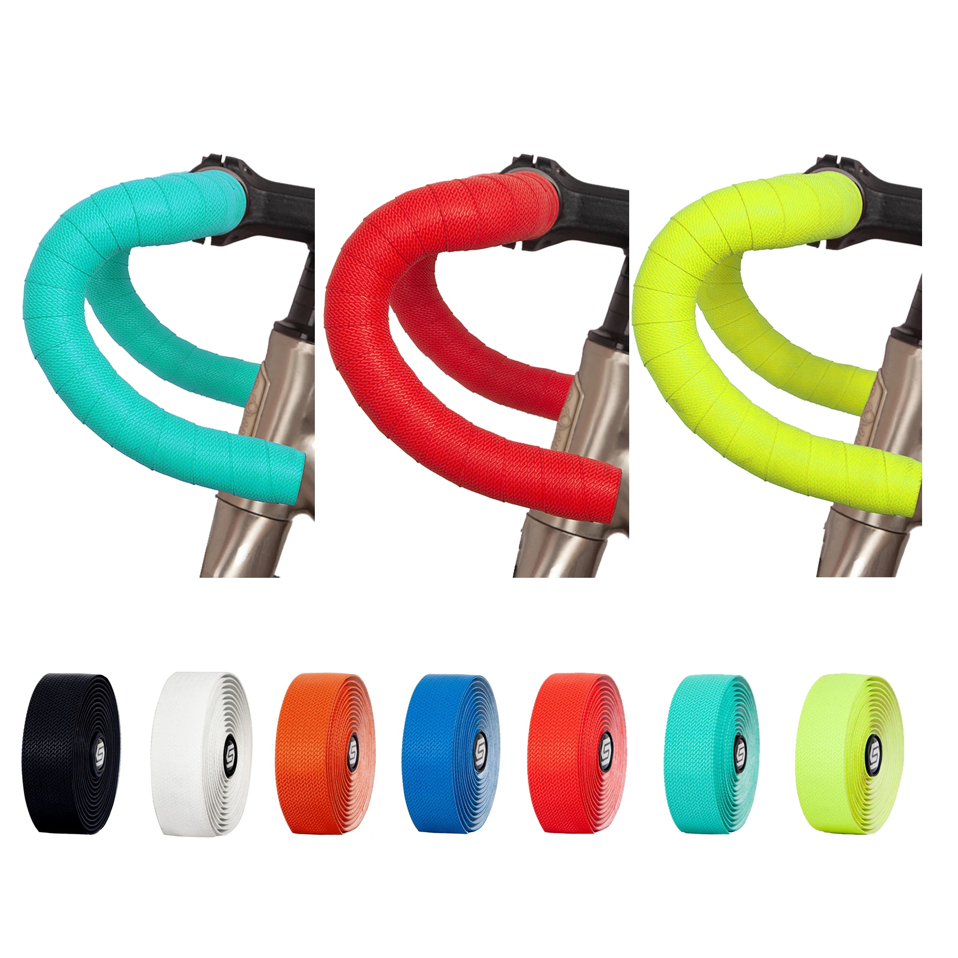 

Road Bike Handlebar Tapes Professional Soft Cycling Wrap Straps Non-slip Comfortable Balance Bicycle Handle Bar Tape End Plug