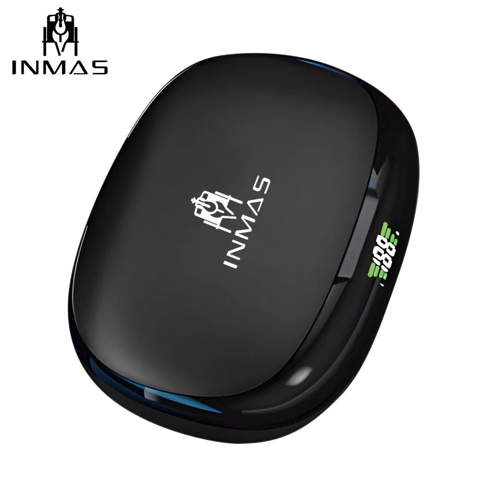 

Voice Assiatant Waterproof Wireless Earphones Noise Reduction Wired Earbud Digital Display Headset Stereo