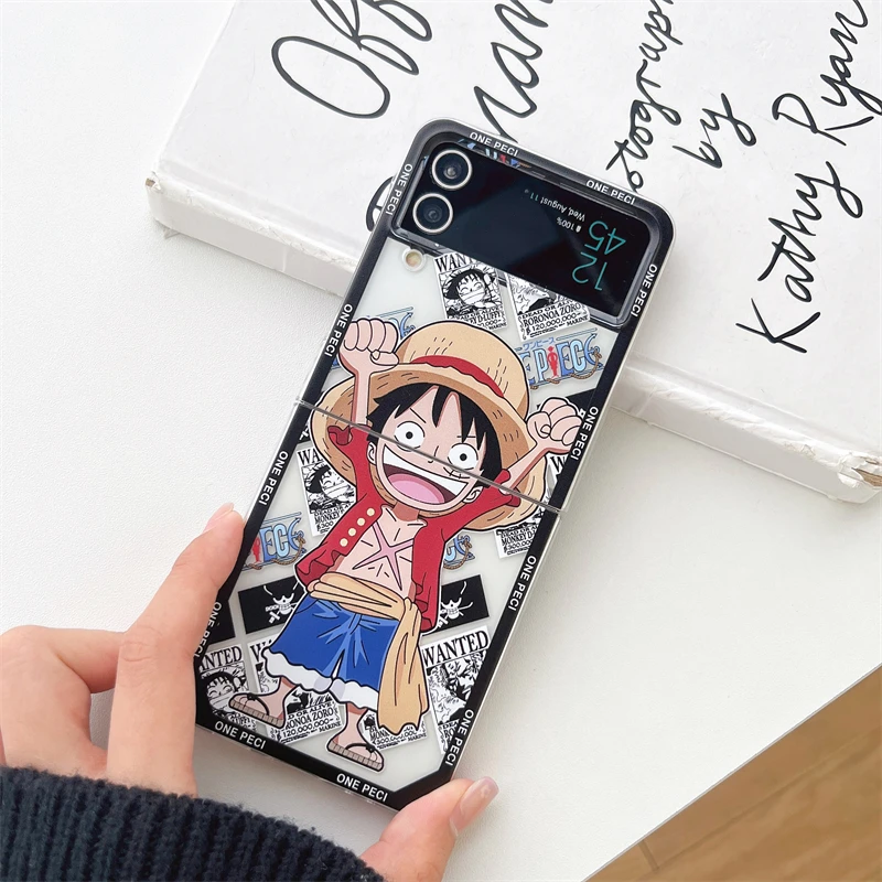 

Cute Anime Phone Case Samsung Galaxy Z Flip 3 4 5G Cartoon Shockproof Cover for Samsung Galaxy Z Fold4 Fold3 Z3 Z4 Slim Shell